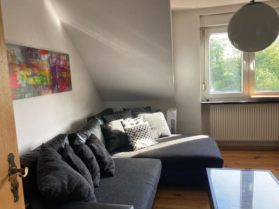 Sonnige Etagen-Wohnung, Alleinige Nutzung, Wasserbett Нойнкирхен Екстериор снимка