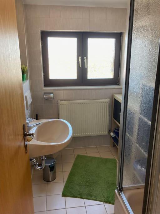 Sonnige Etagen-Wohnung, Alleinige Nutzung, Wasserbett Нойнкирхен Екстериор снимка